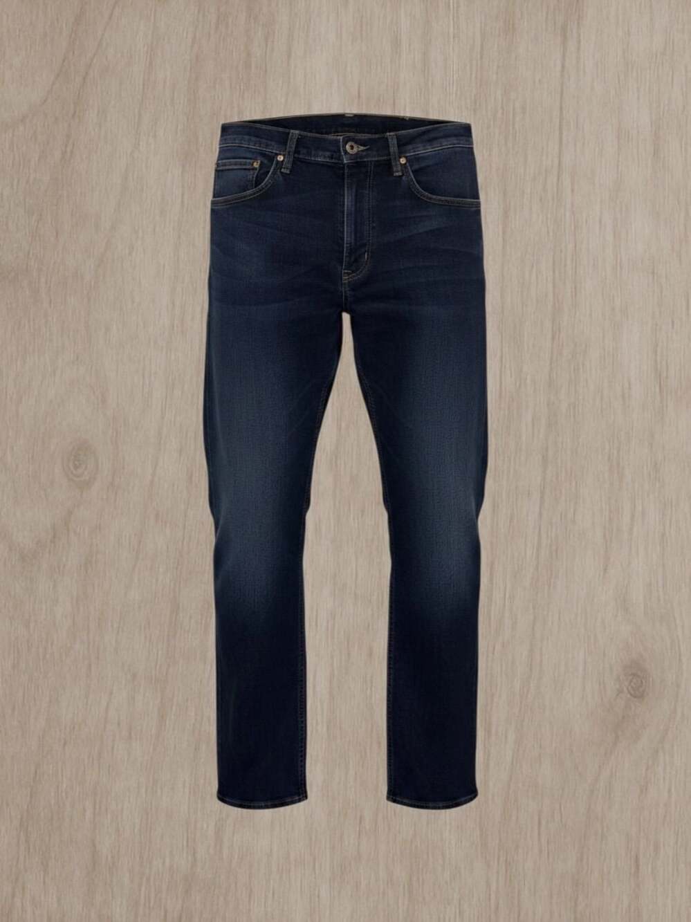 Wrangler Straight Fit Dark Wash Denim Jeans